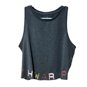 Jessica Simpson The Warmup Gray Sleeveless Athletic Tank Top Women’s Size Medium